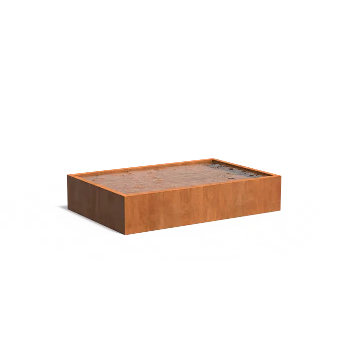 Adezz I Teich aus Cortenstahl