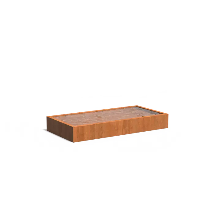 Adezz I Teich aus Cortenstahl