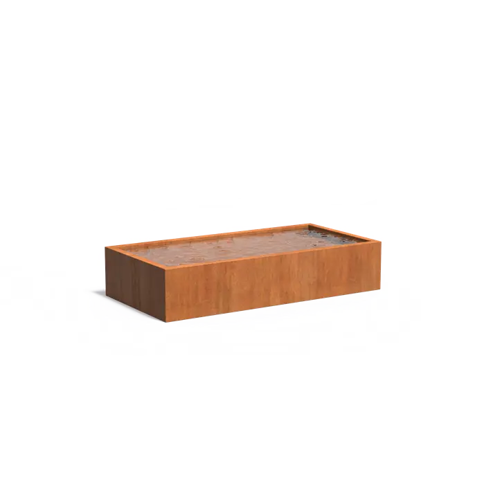 Adezz I Teich aus Cortenstahl