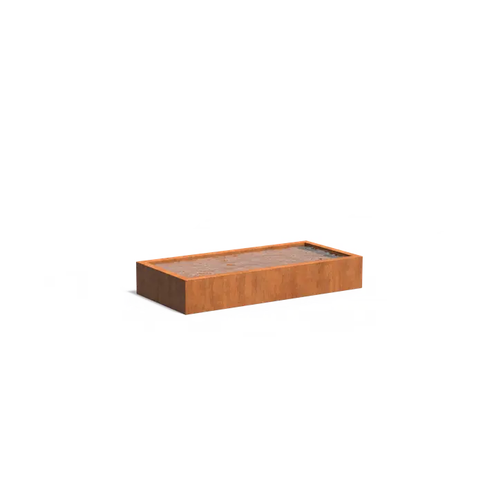 Adezz I Teich aus Cortenstahl