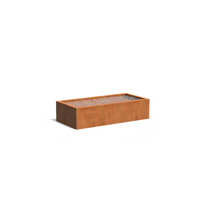 Adezz I Teich aus Cortenstahl