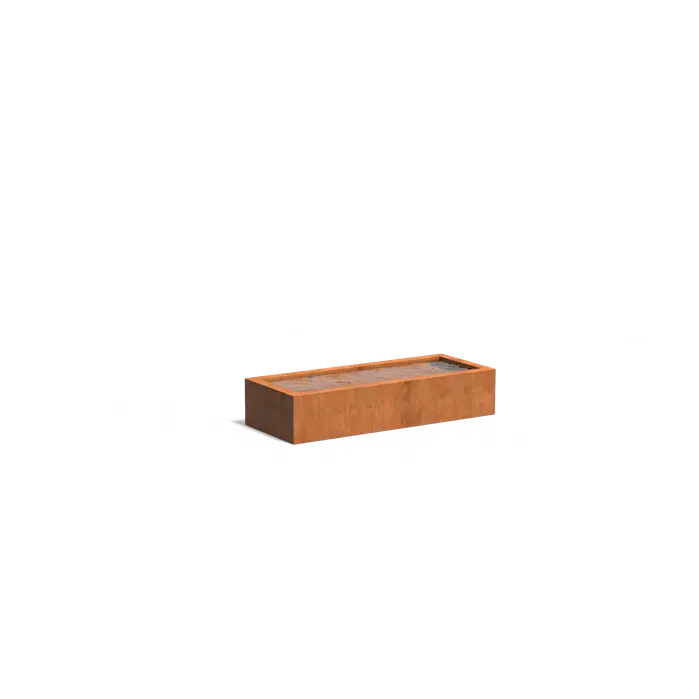 Adezz I Teich aus Cortenstahl