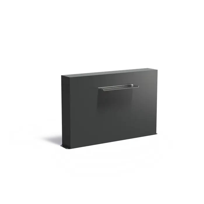 Adezz I Freistehende Teichwand aus Aluminium