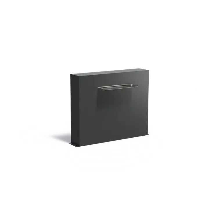 Adezz I Freistehende Teichwand aus Aluminium