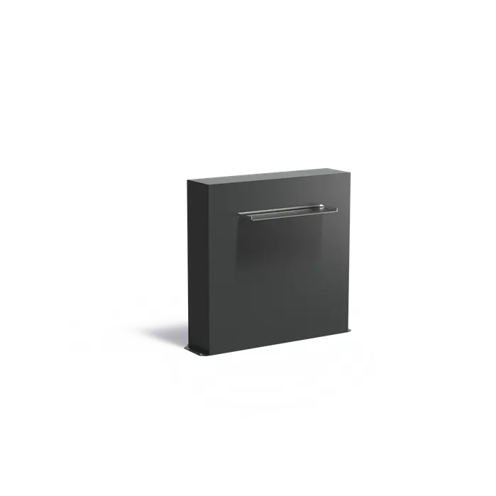 Adezz I Freistehende Teichwand aus Aluminium