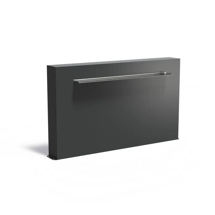 Adezz I Freistehende Teichwand aus Aluminium