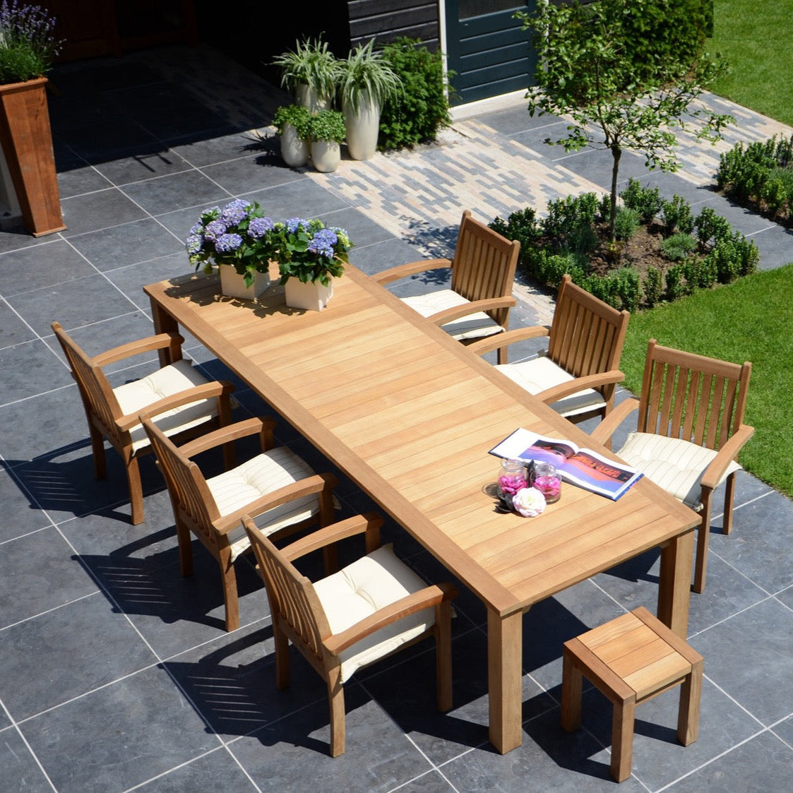 Traditional Teak I Maxima Hocker