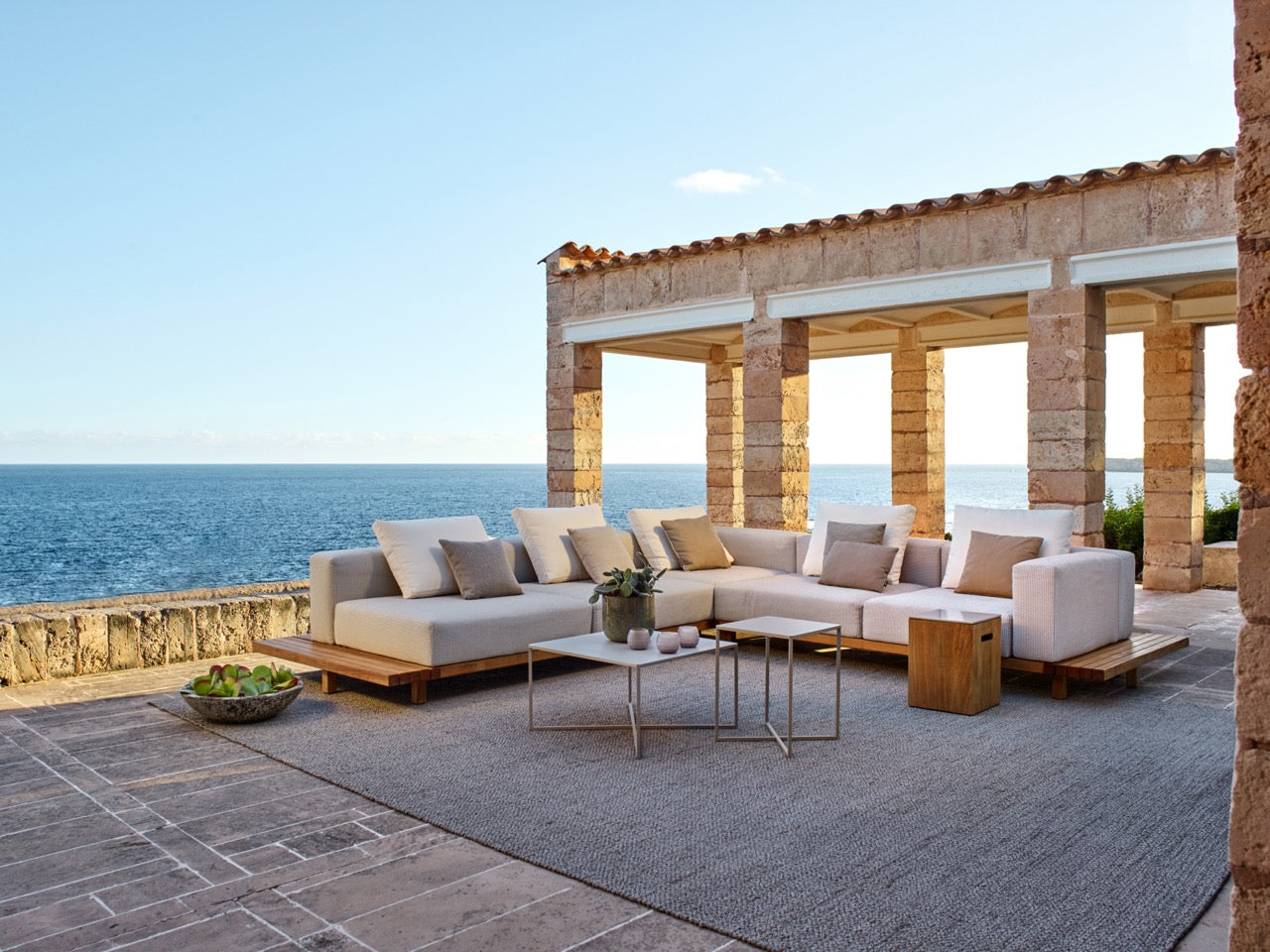 Tribu I Natal Alu Beistelltisch 60 cm, quadratisch