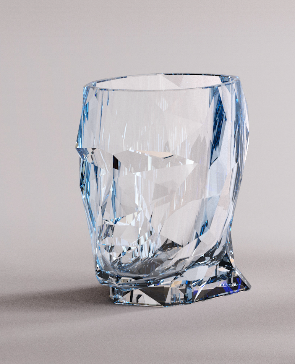 Vondom I Adan Nano Pflanzgefäß, transparent