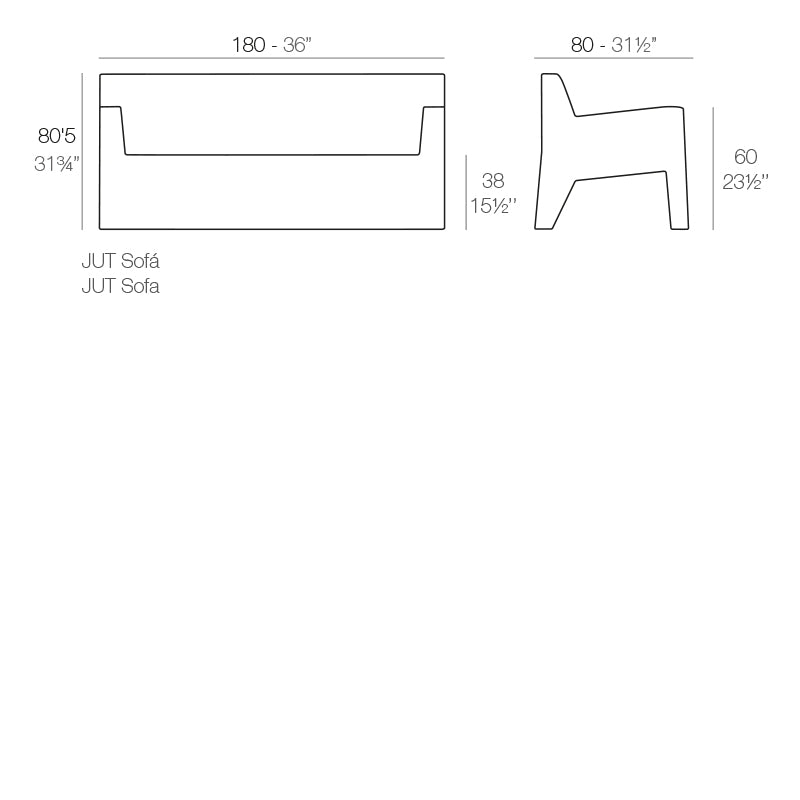 Vondom Jut Sofa Maße