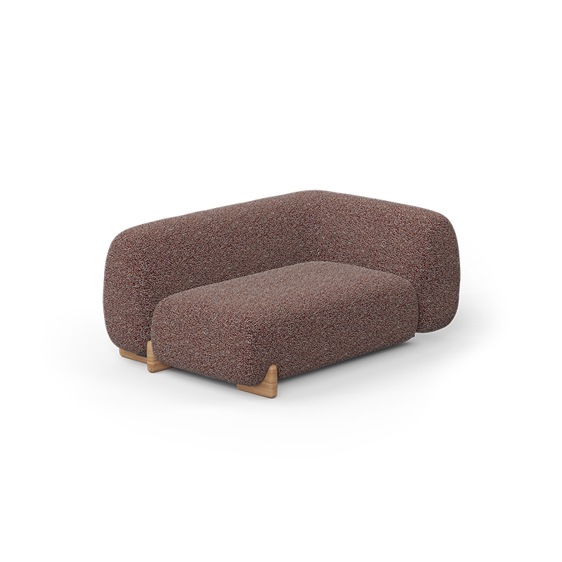 Vondom I Milos Chaiselongue mit Armlehne rechts