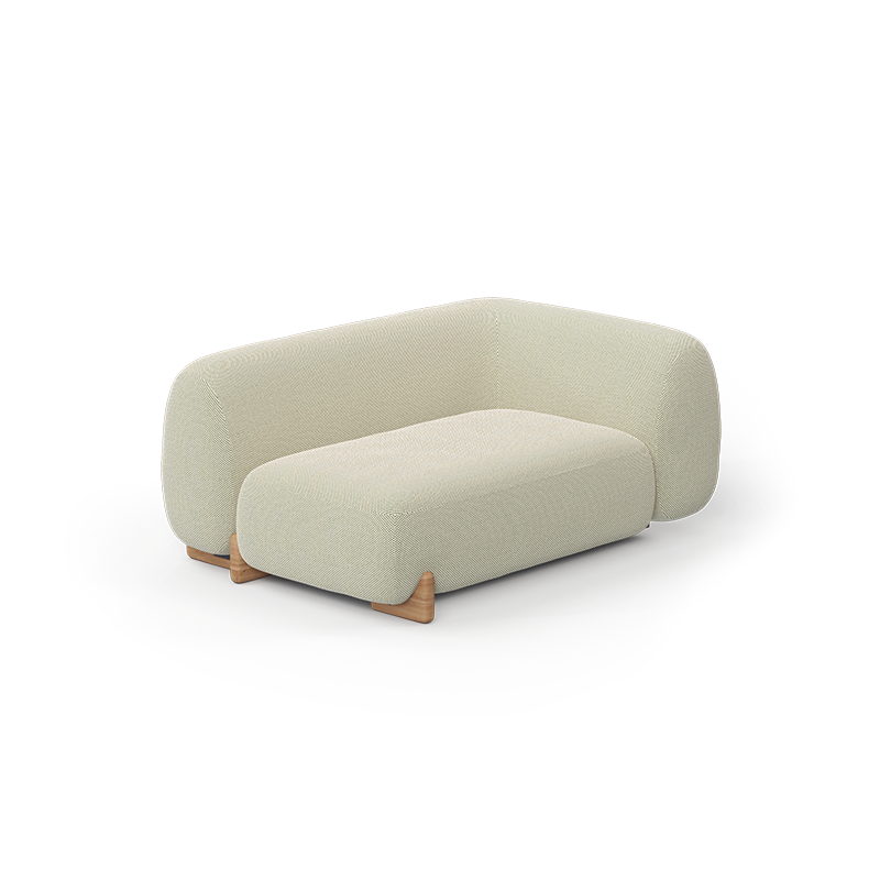 Vondom I Milos Chaiselongue mit Armlehne rechts