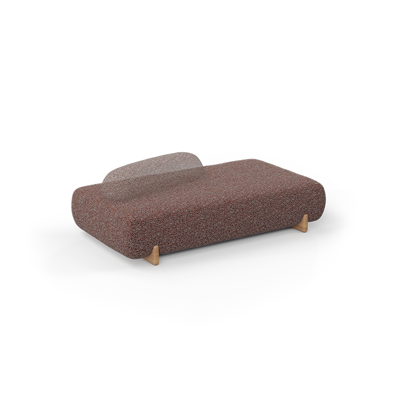 Vondom I Milos großer Hocker mit Rückenlehne