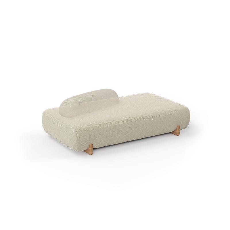 Vondom I Milos großer Hocker mit Rückenlehne