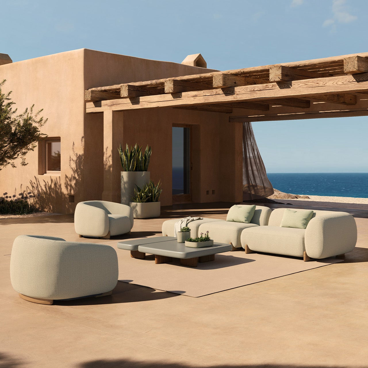 Vondom I Milos mittlerer Hocker