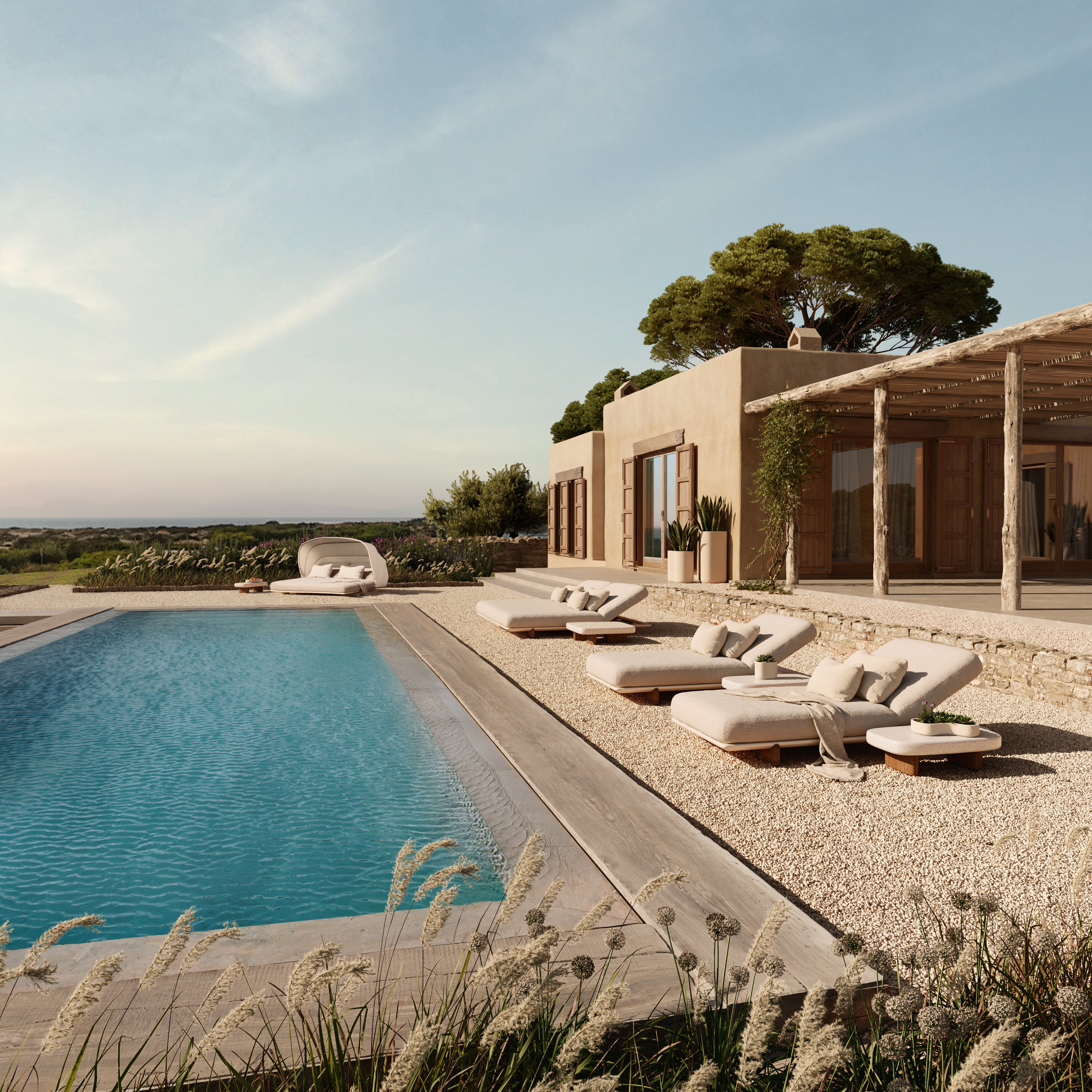 Vondom I Milos Beistelltisch 80 cm, rechteckig