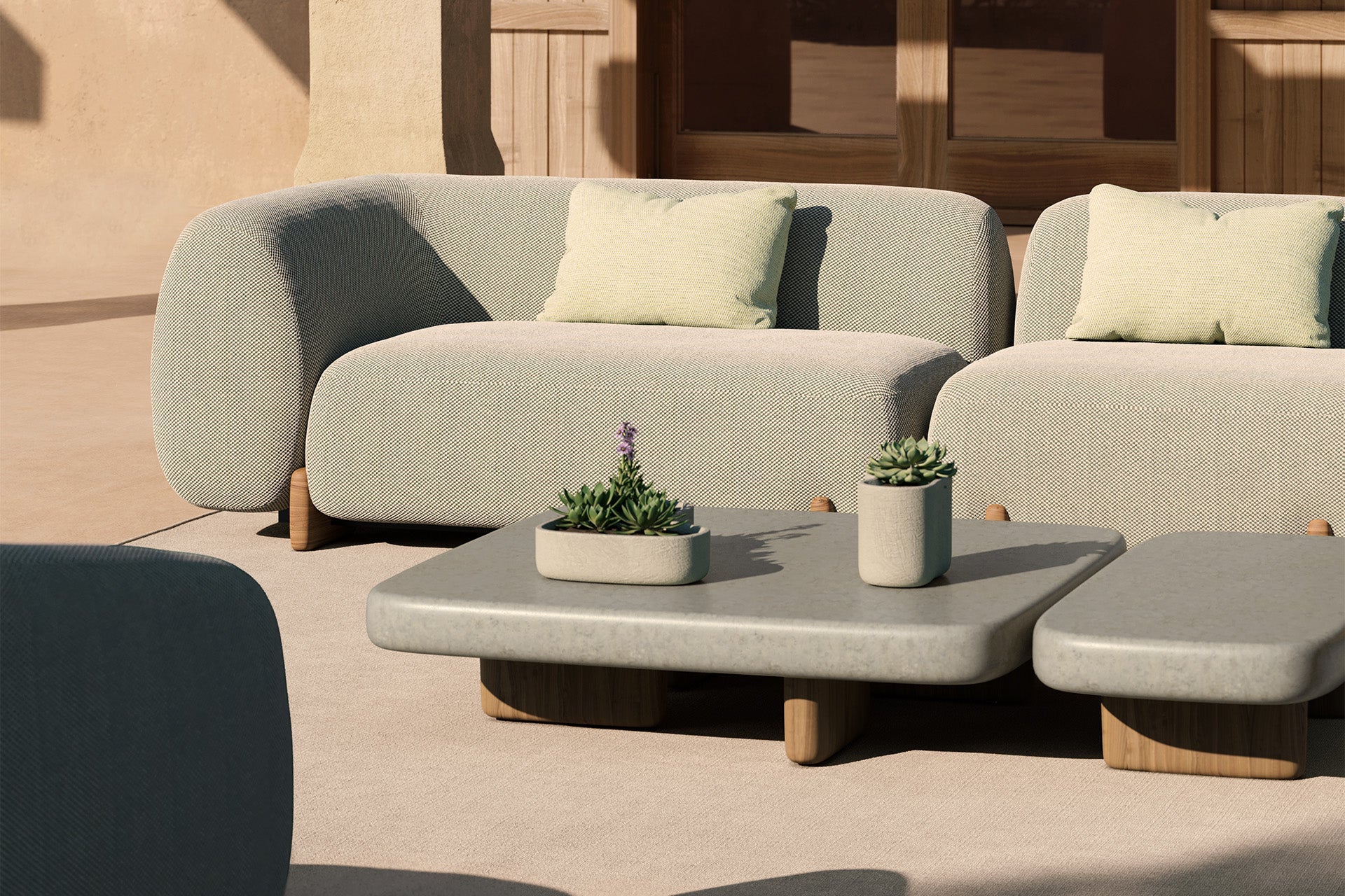 Vondom I Milos großes Abschlusssofa rechts