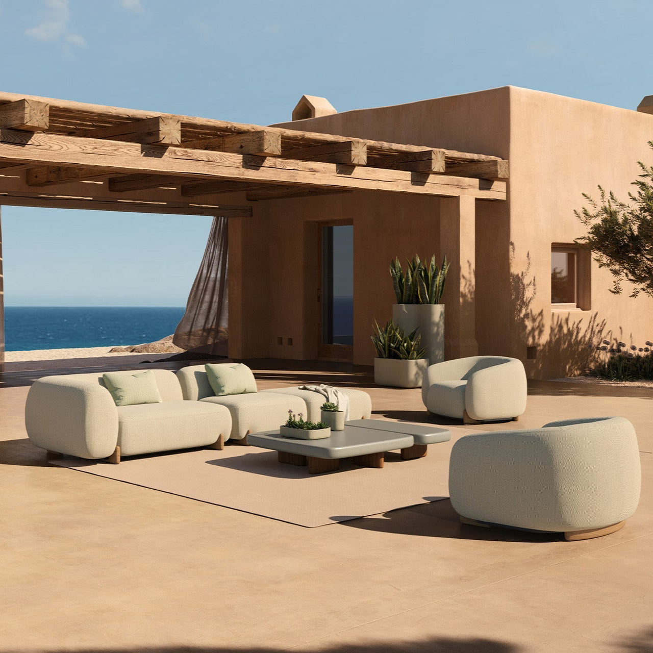 Vondom I Milos großes Abschlusssofa rechts