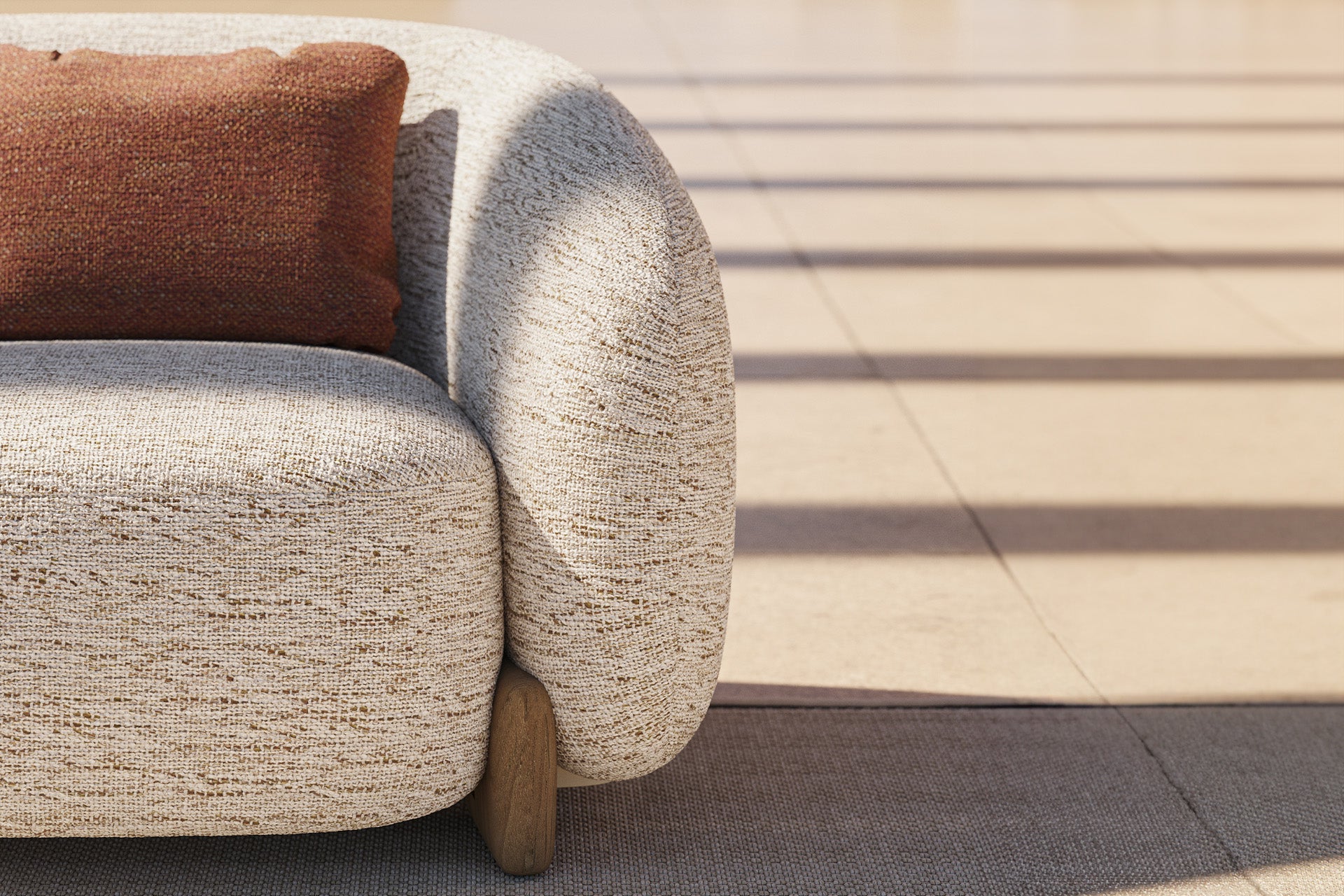 Vondom I Milos kleines Abschlusssofa links