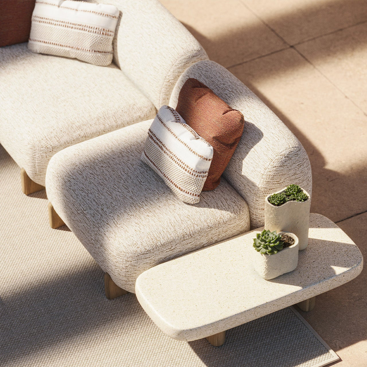 Vondom I Milos kleines Sofamodul ohne Armlehnen