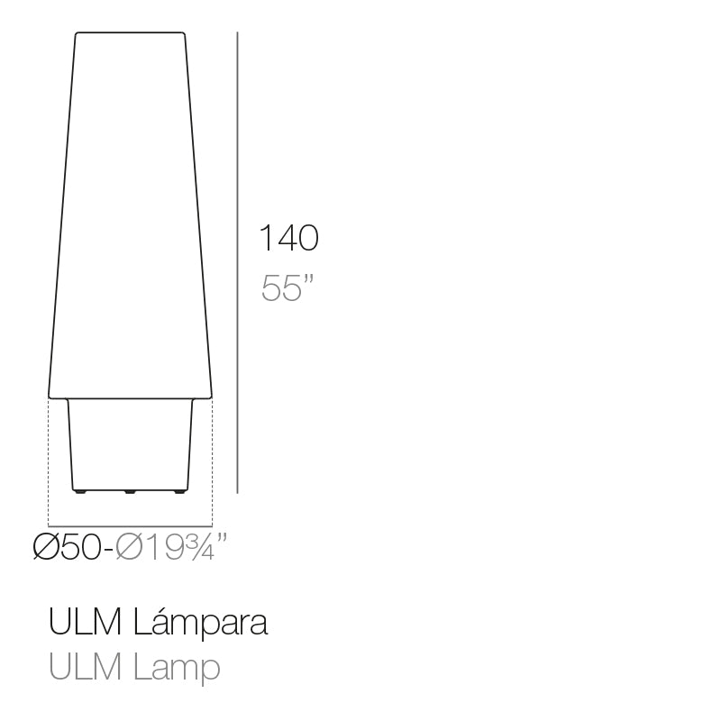 Vondom Ulm Stehlampe Maße