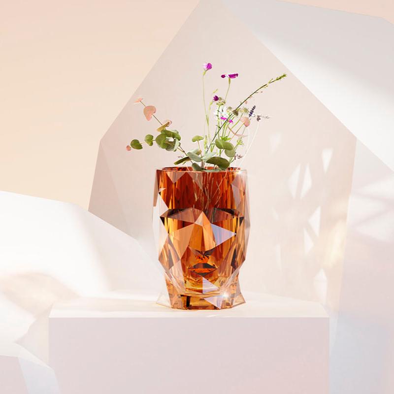 Vondom I Adan Nano Plant Pot, transparent