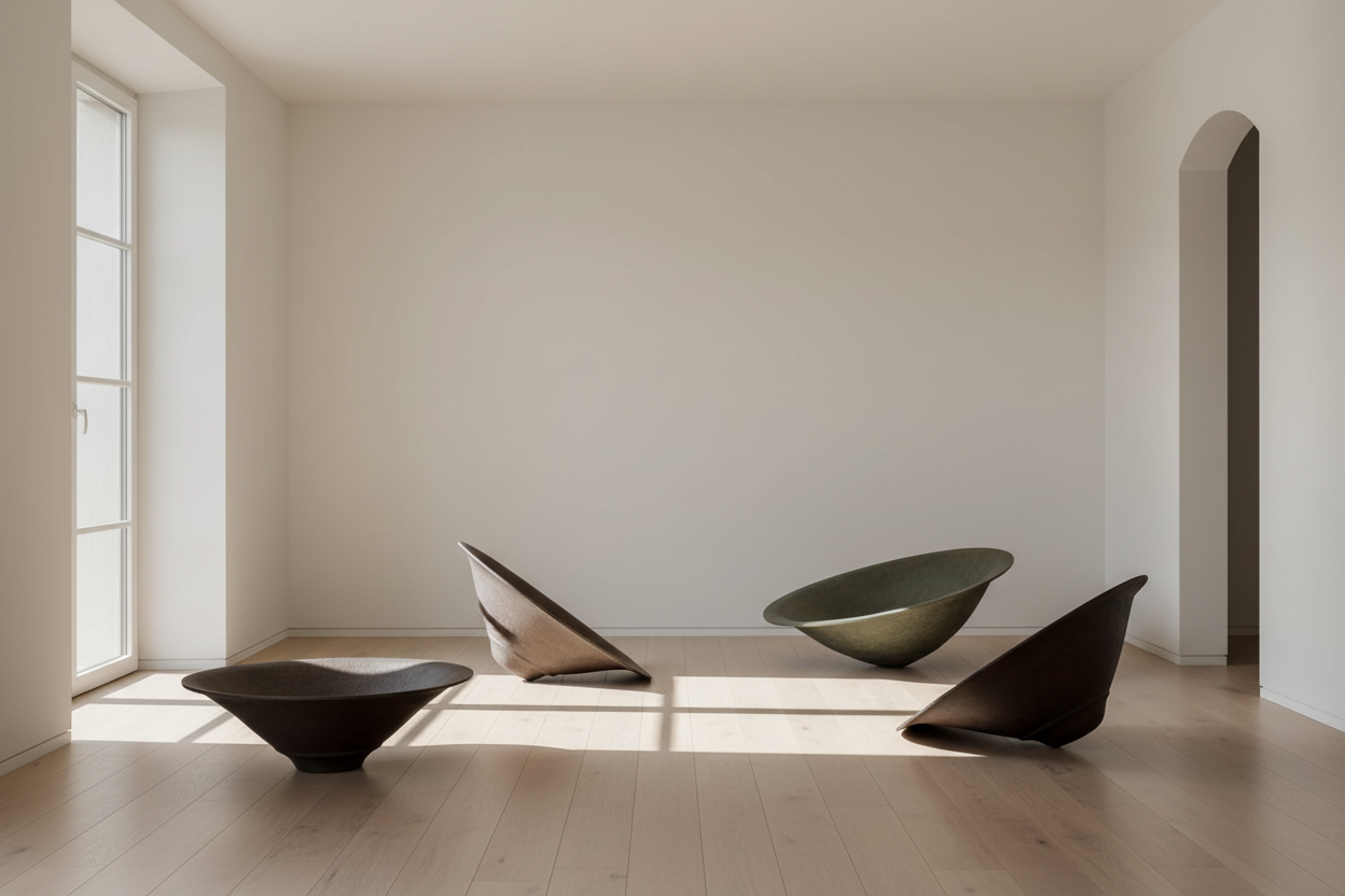 Atelier Vierkant LEDA Pflanzgefäß im Größenvergleich LEDA90 und LEDA100