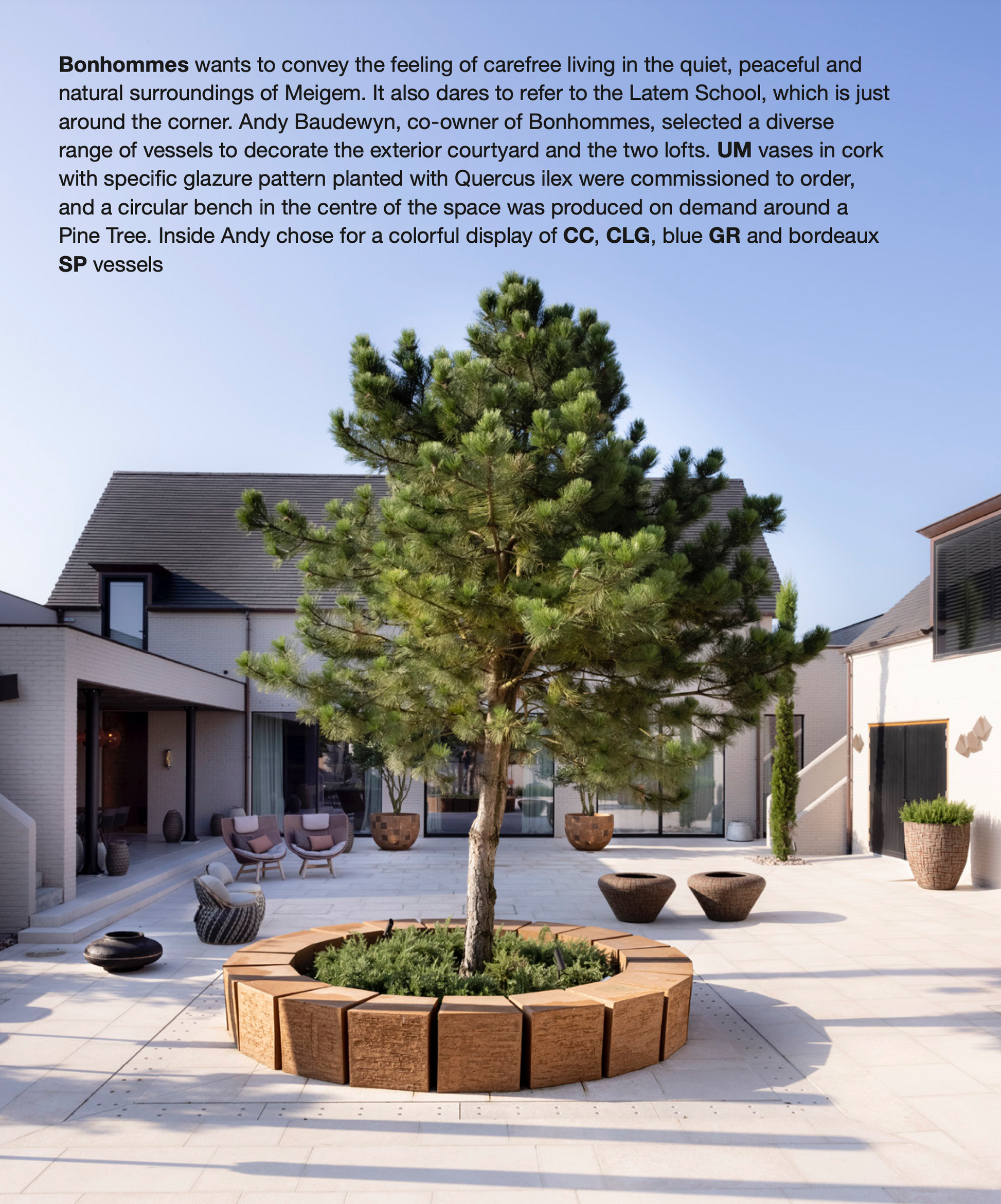 Strukturierte Oberfläche des RBC5060 Terracotta-Podests