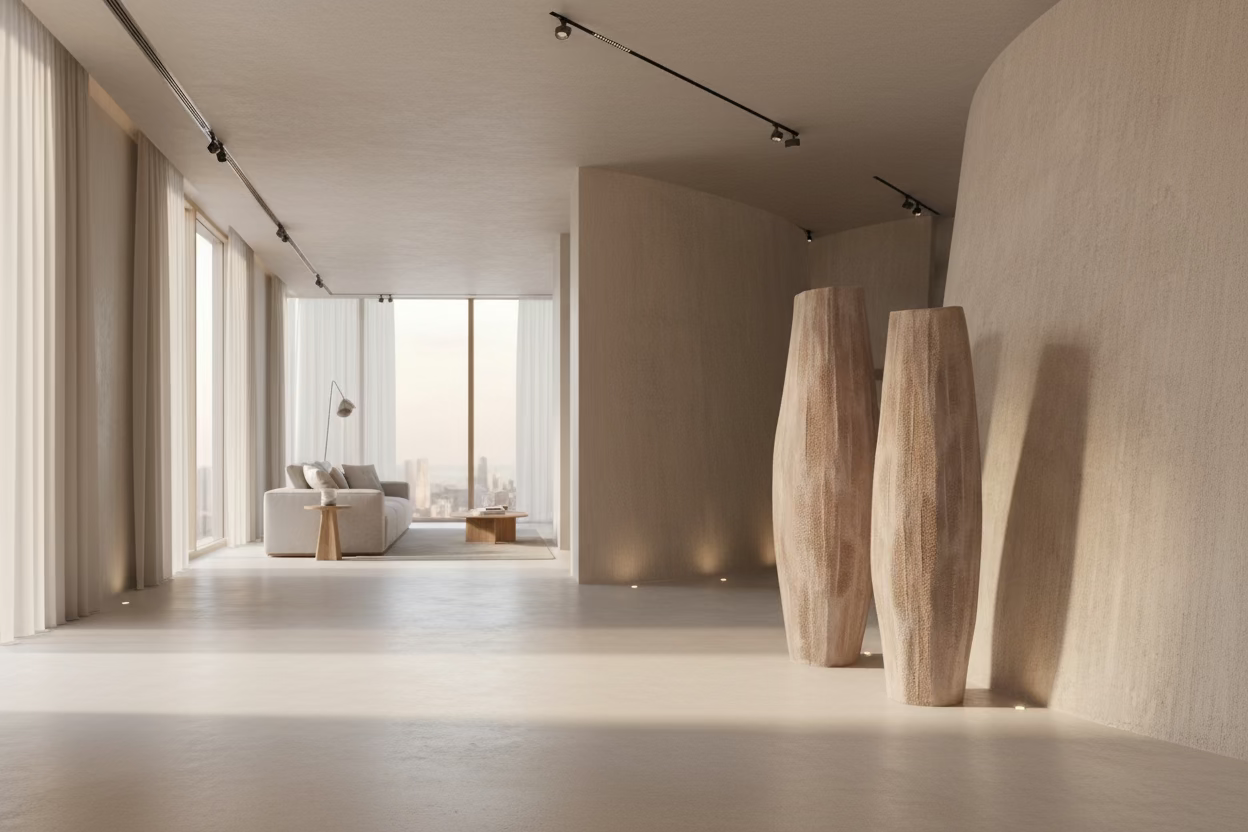 Nahaufnahme der handgefertigten Keramik von Atelier Vierkant beim Modell SEMINA.