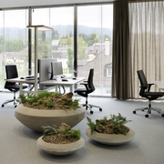 Handgefertigtes SRS Keramik Pflanzgefäß von Atelier Vierkant für Innen- und Außenbereiche