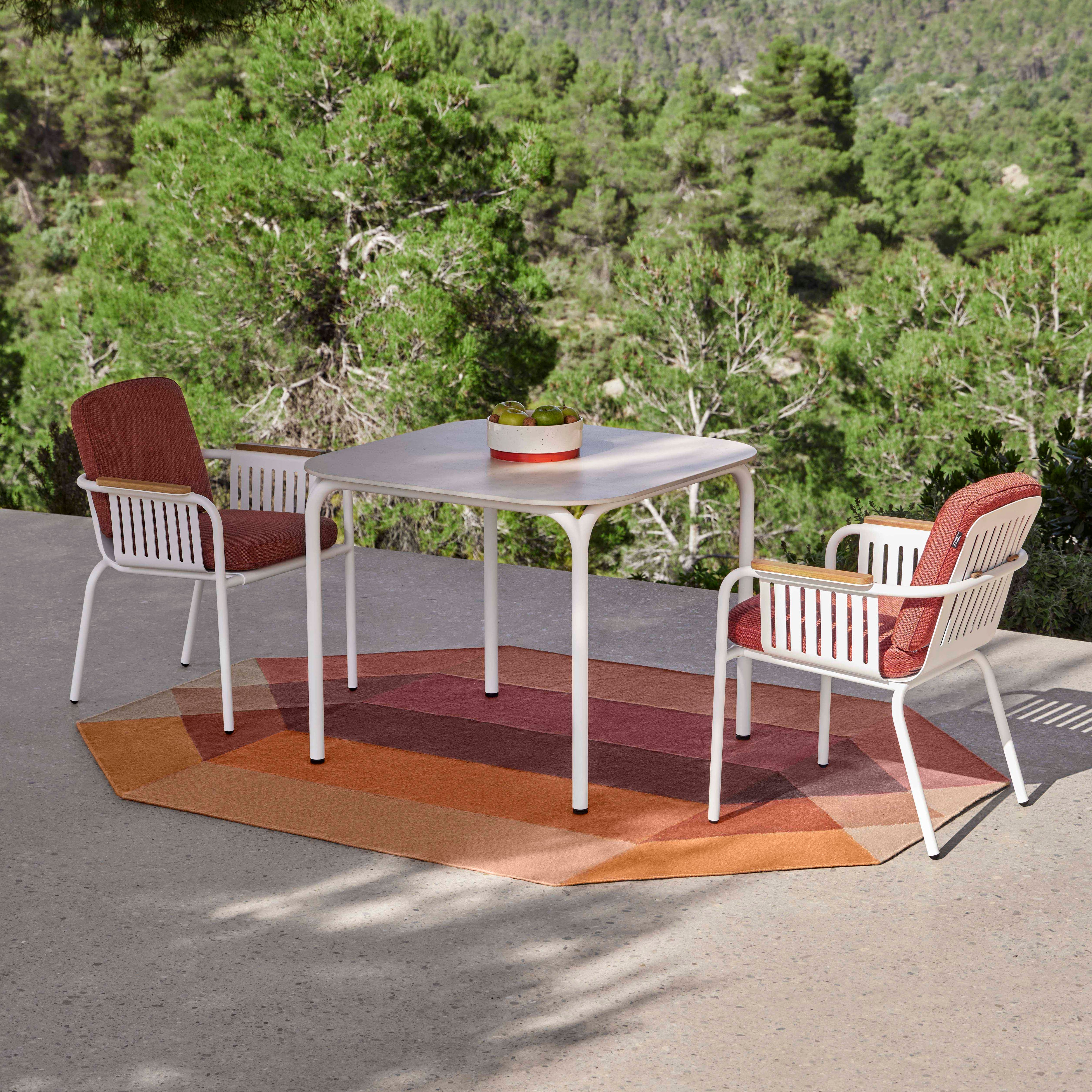 Gandia Blasco I Capa Esstisch 90 cm, quadratisch