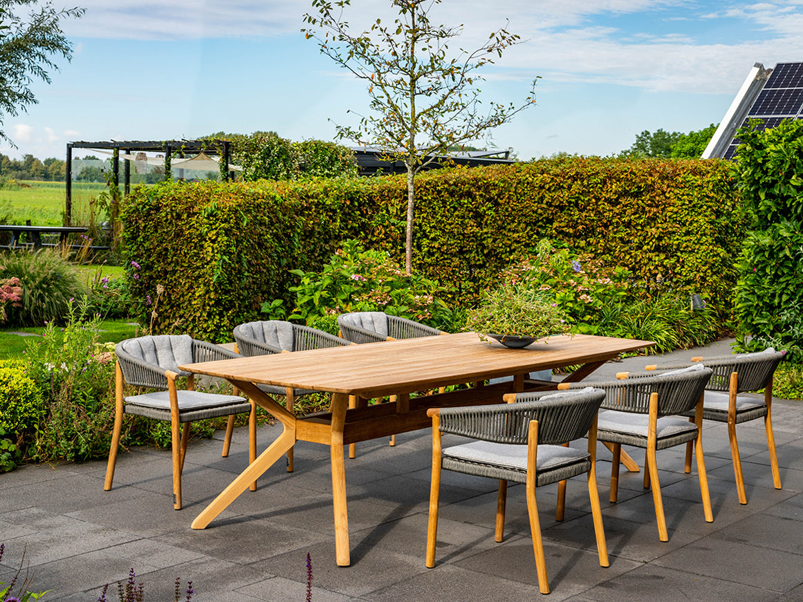 Traditional Teak I Carmen Esstisch, rechteckig