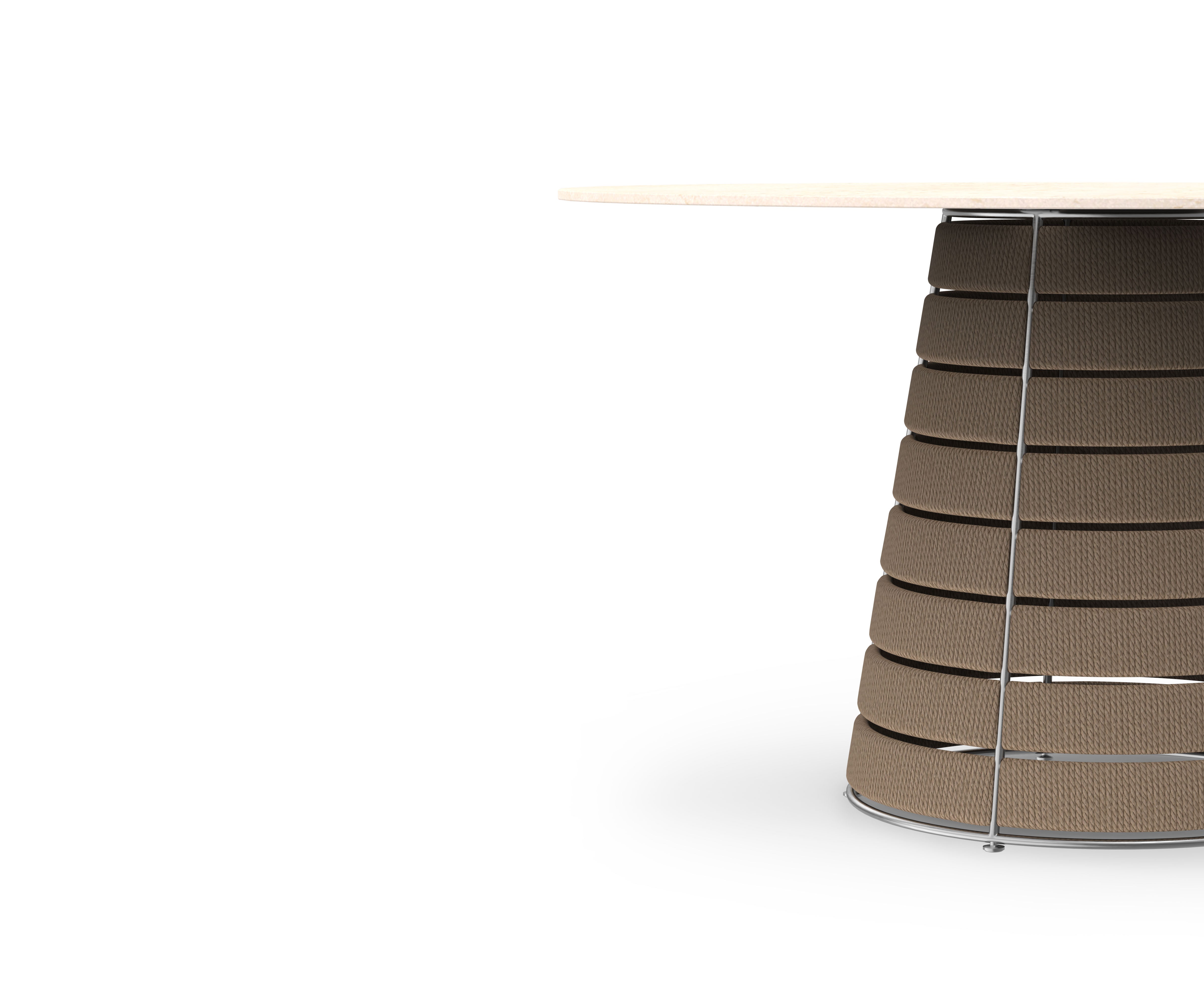 Gandia Blasco I Cord dining table 130 cm, round