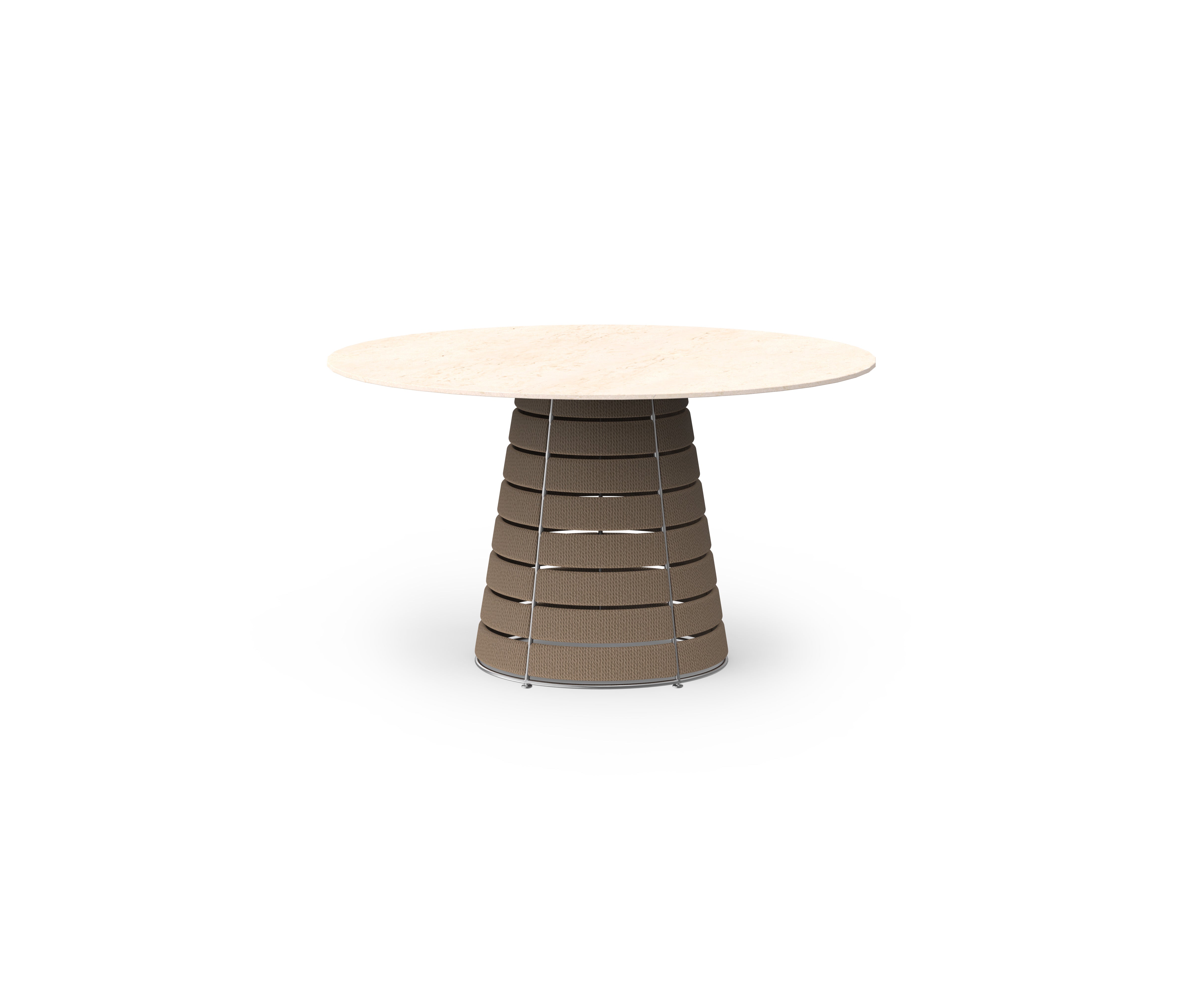 Gandia Blasco I Cord dining table 130 cm, round