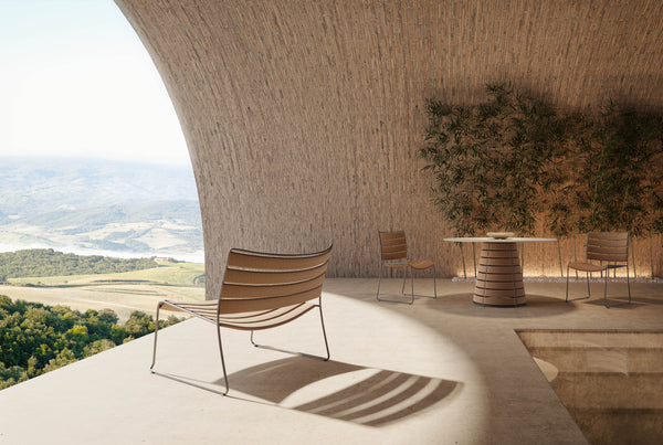 Gandia Blasco I Cord Loungestuhl