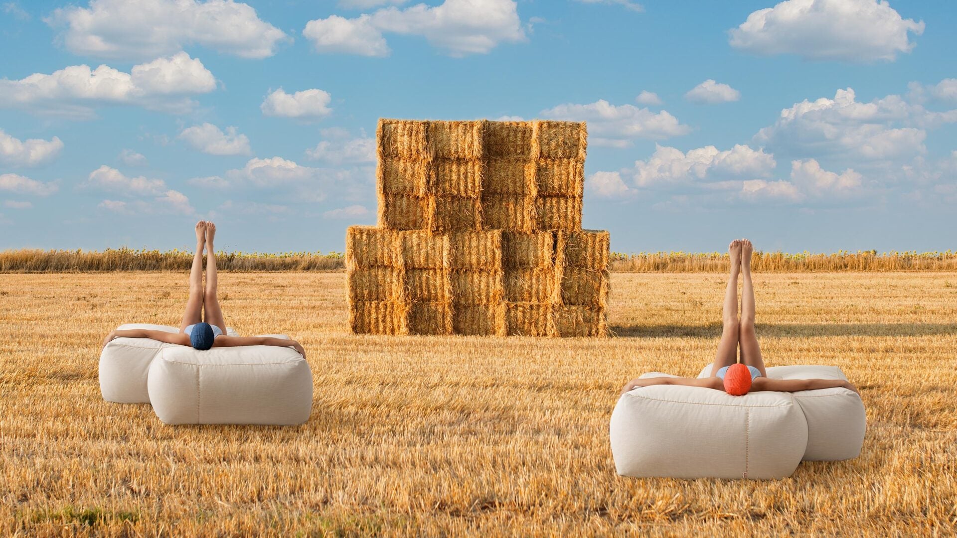 diabla I Costuras XL Doppelhocker