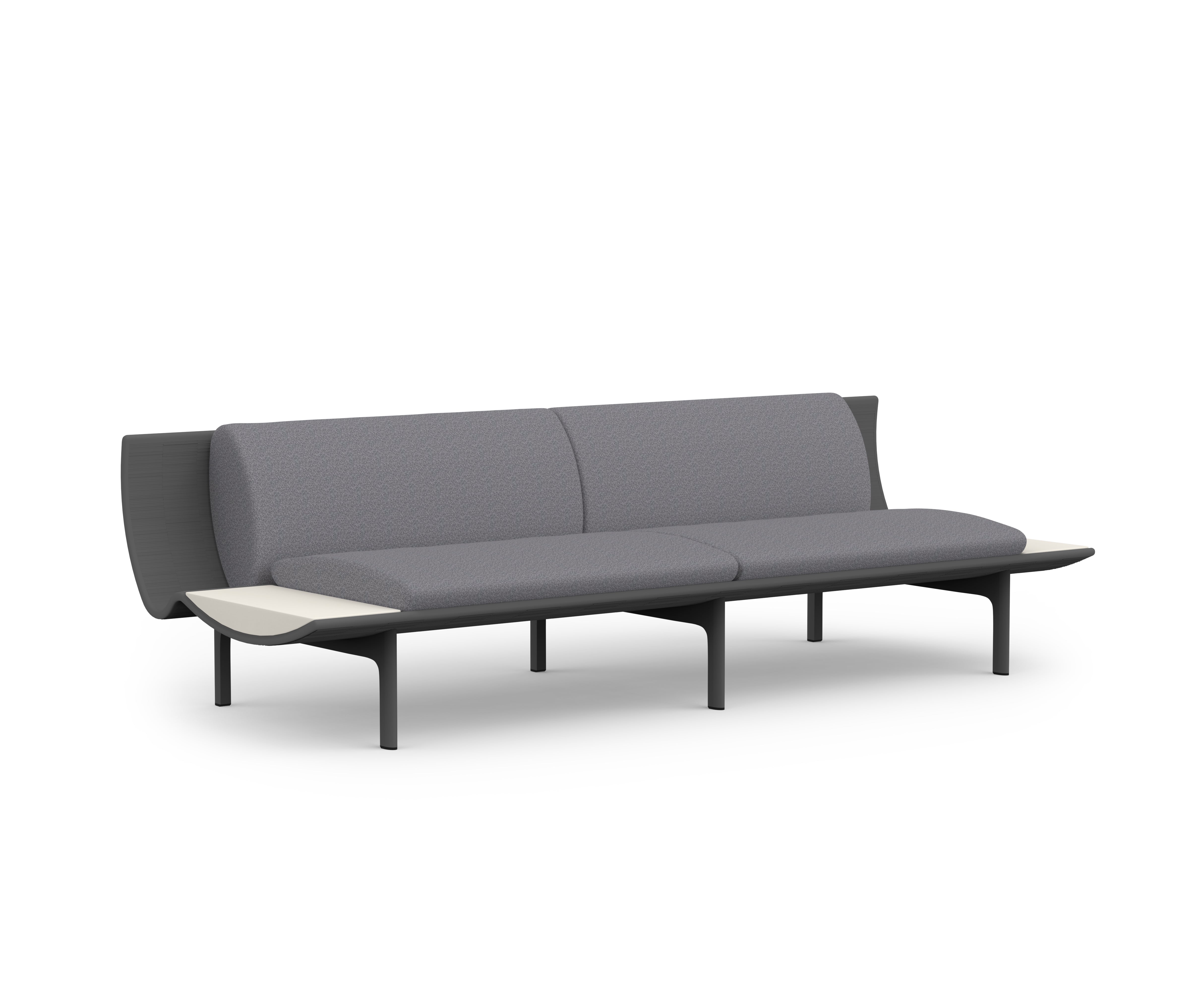 Gandia Blasco I Dunne Sofa with side table 255 cm