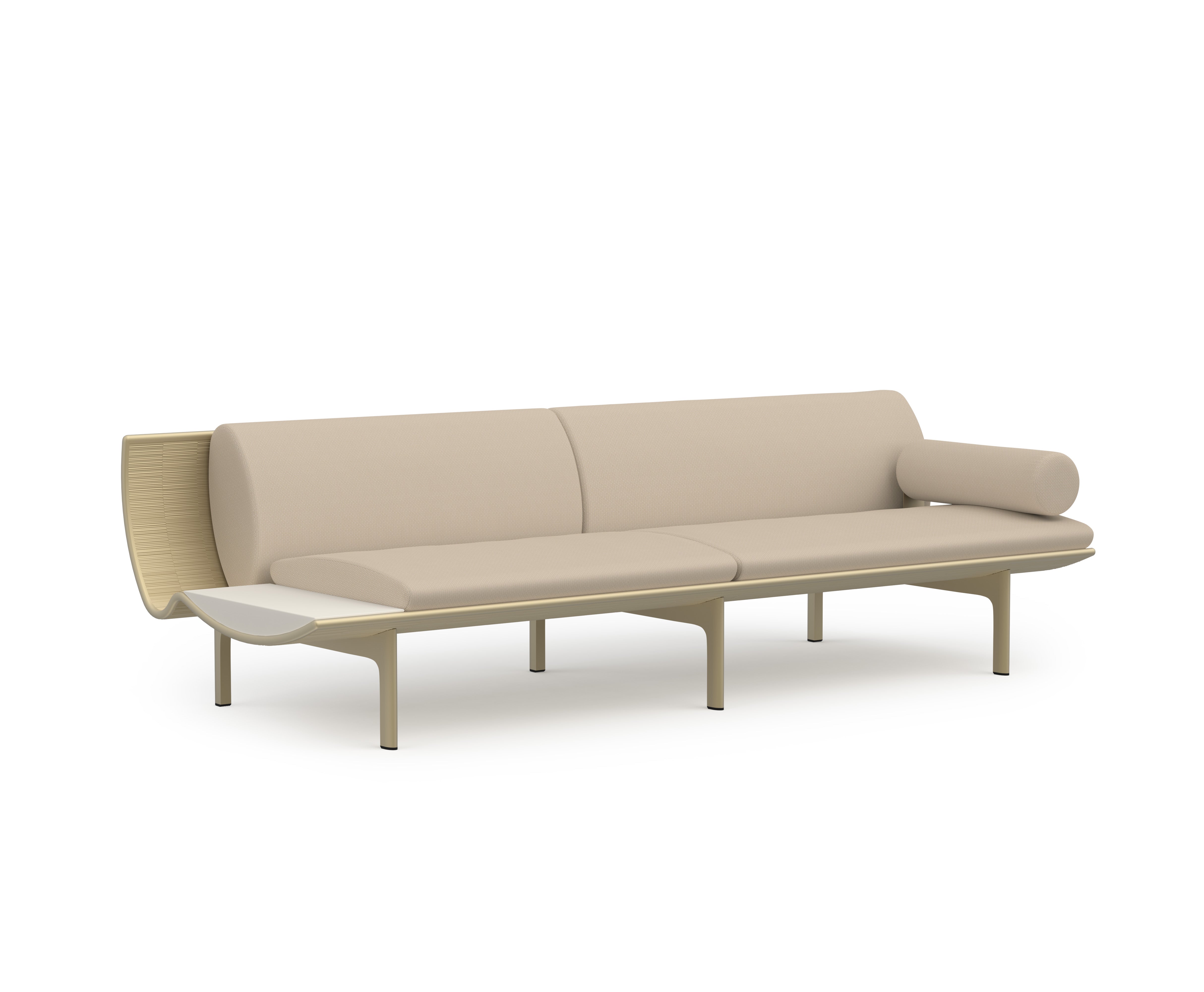Gandia Blasco I Dunne Sofa with side table 255 cm