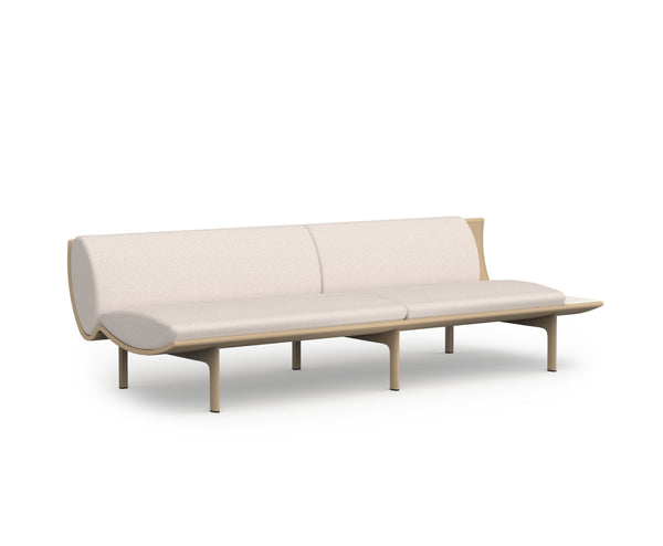 Gandia Blasco I Dunne Sofa mit Ablagetisch 255 cm