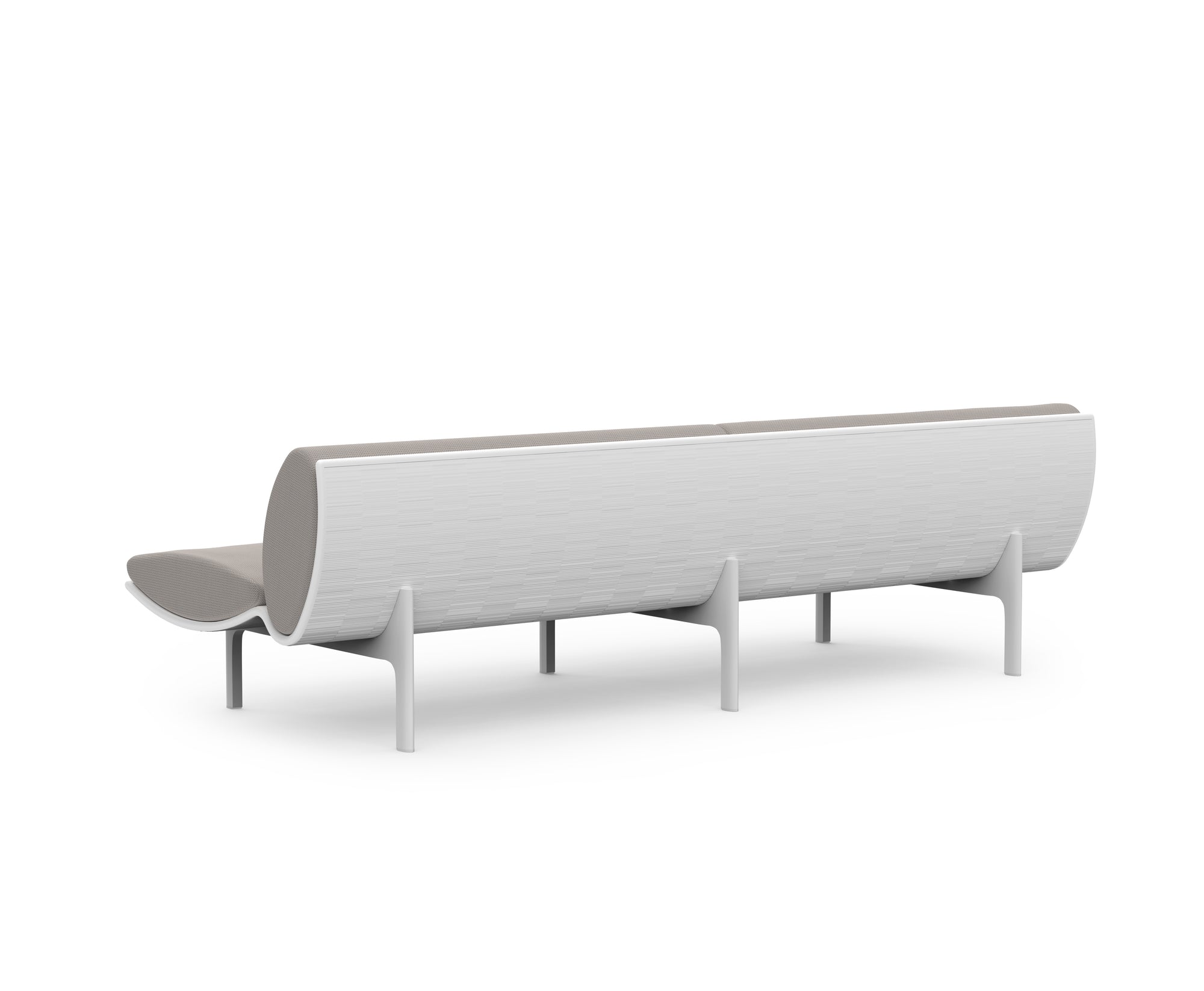 Gandia Blasco I Dunne Sofa mit Ablagetisch 255 cm
