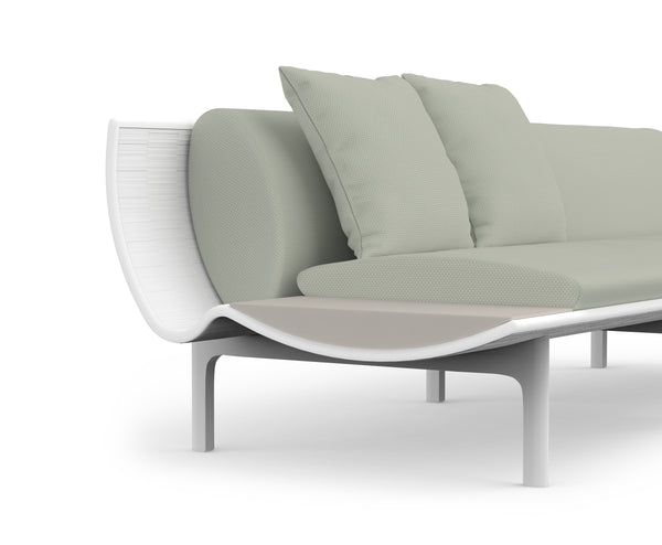 Gandia Blasco I Dunne Sofa mit Ablagetisch 255 cm