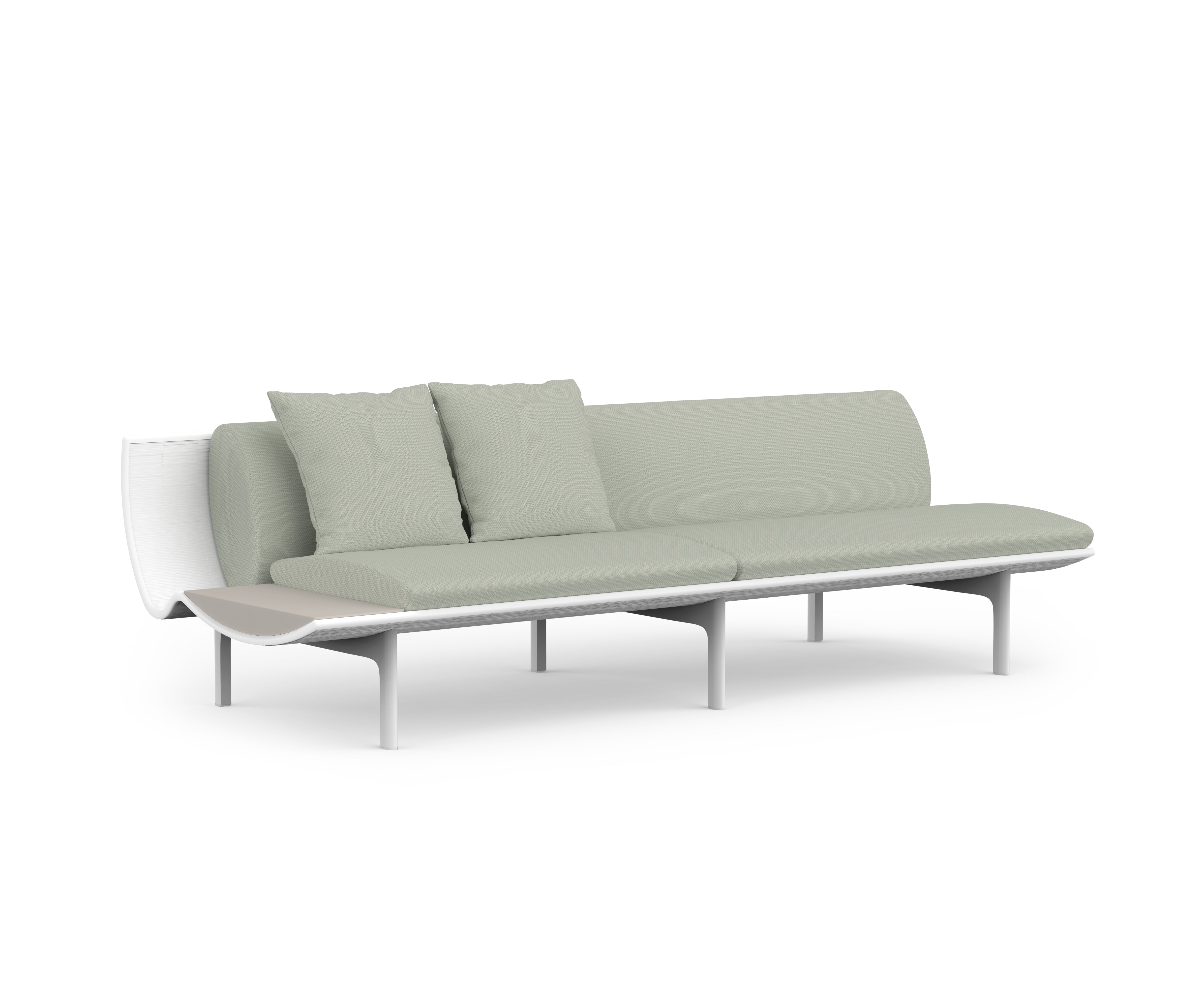 Gandia Blasco I Dunne Sofa with side table 255 cm