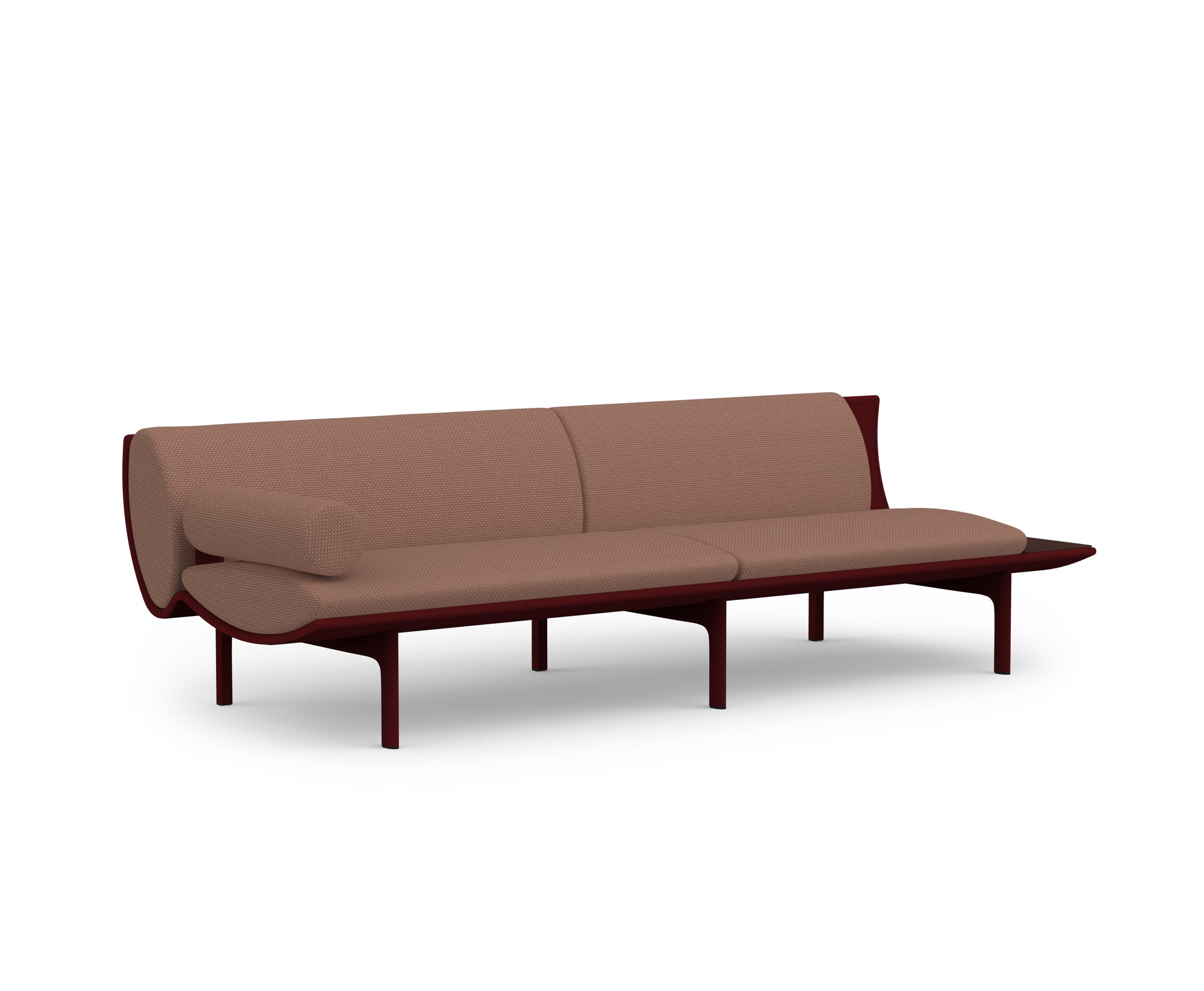 Gandia Blasco I Dunne Sofa mit Ablagetisch 255 cm