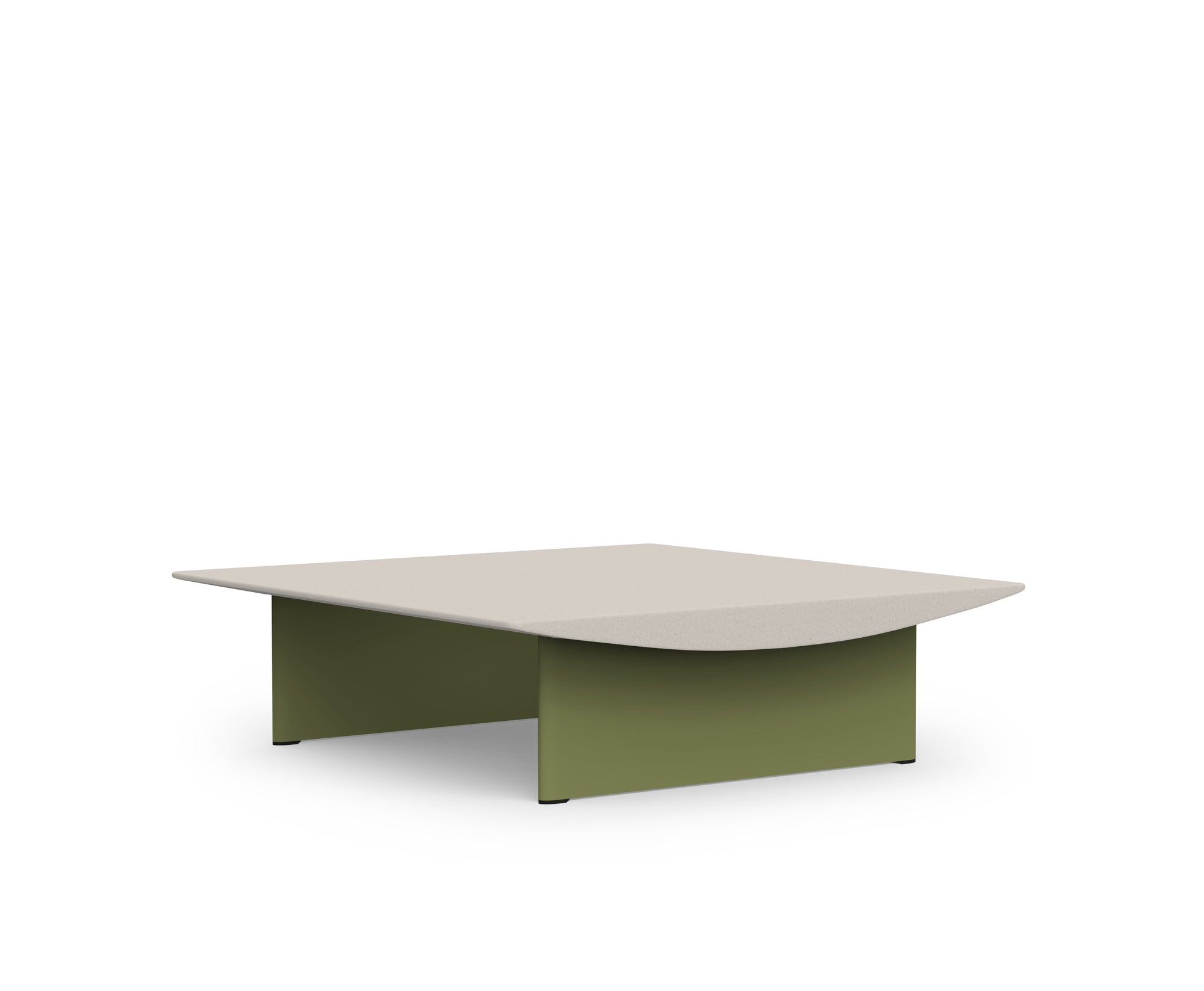 Gandia Blasco I Dunne Loungetisch 105 cm, quadratisch