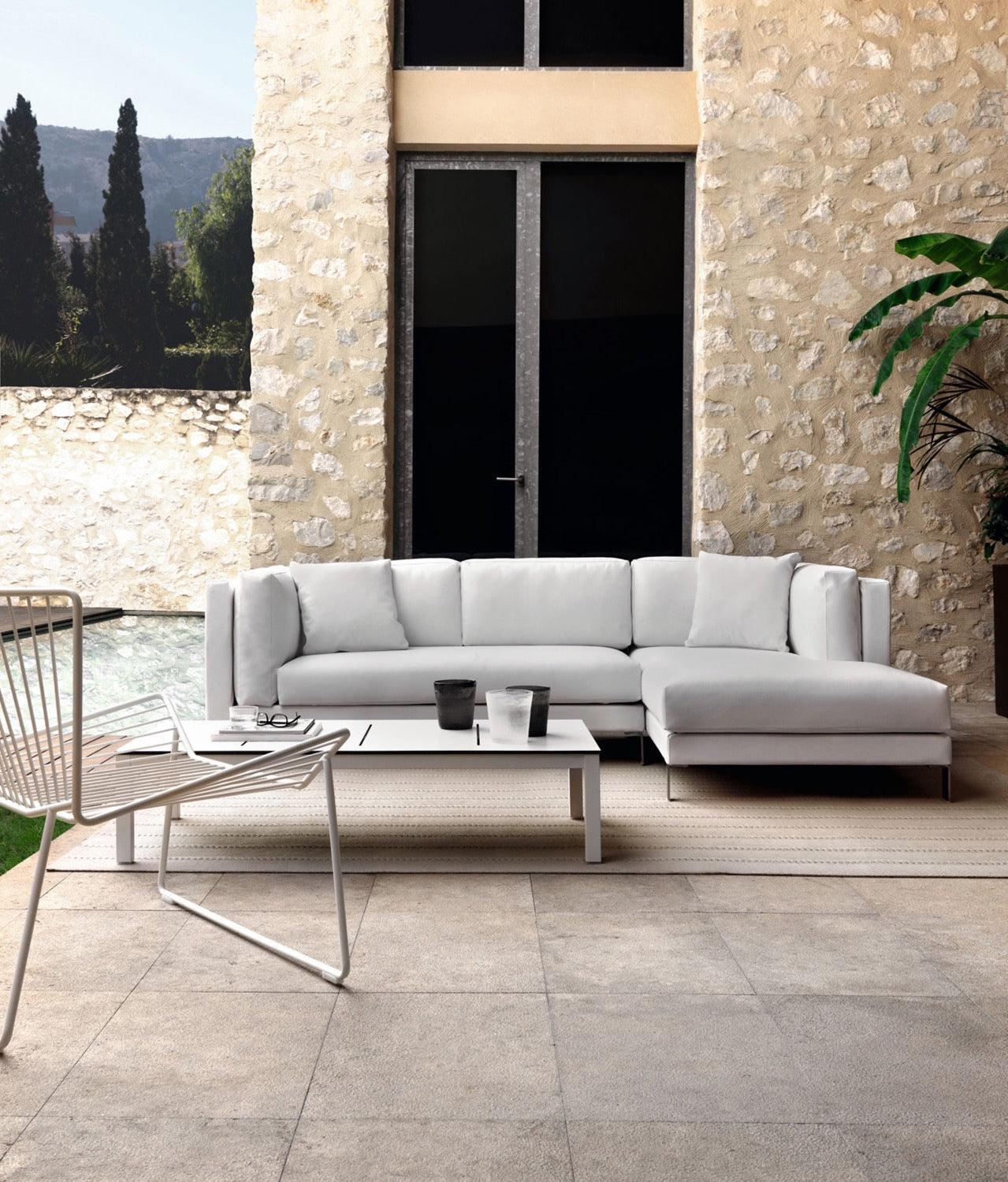 expormim I Slim Chaiselongue mit Armlehne rechts