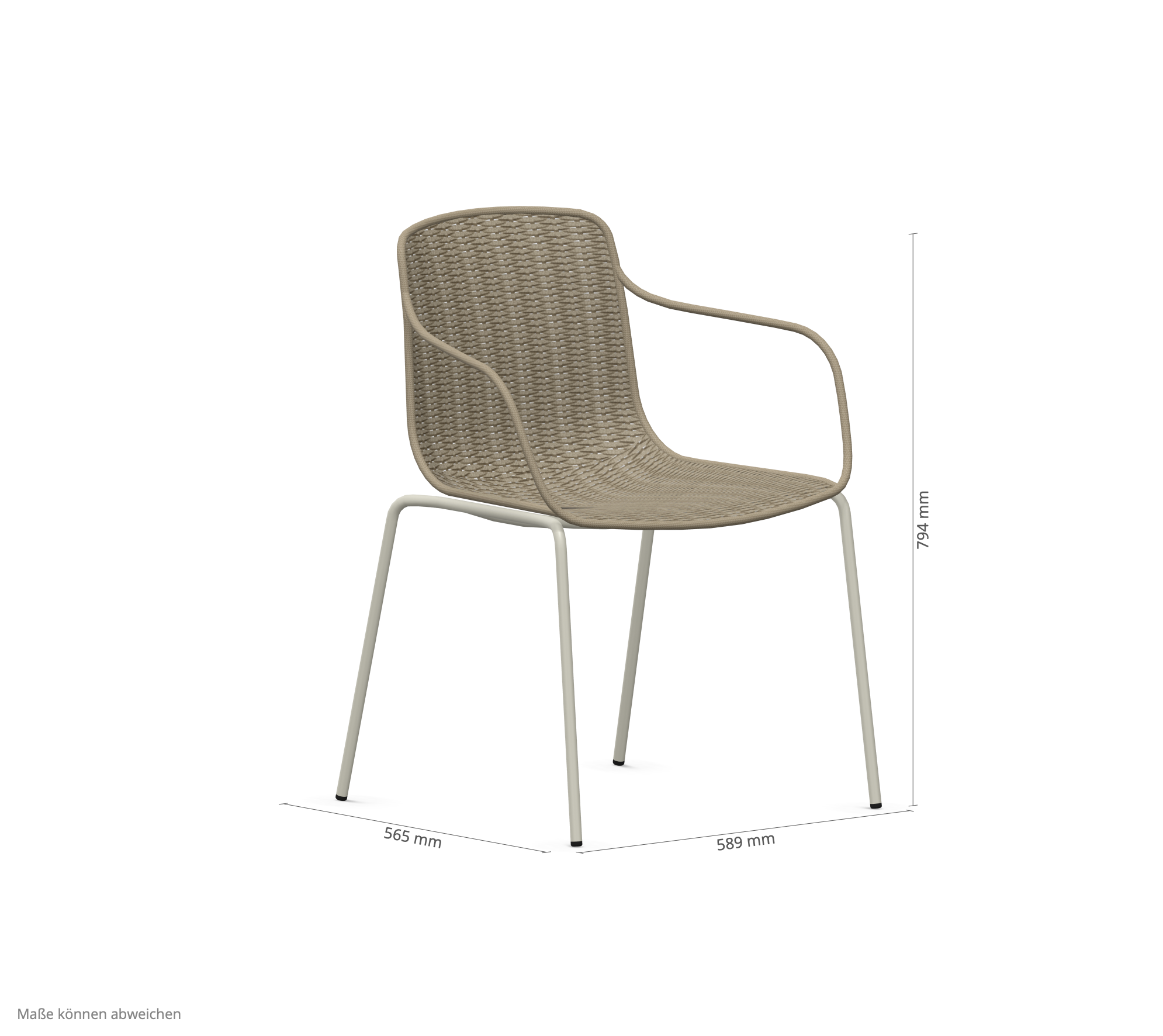 expormim I Lapala Stuhl mit Armlehnen 2er Set