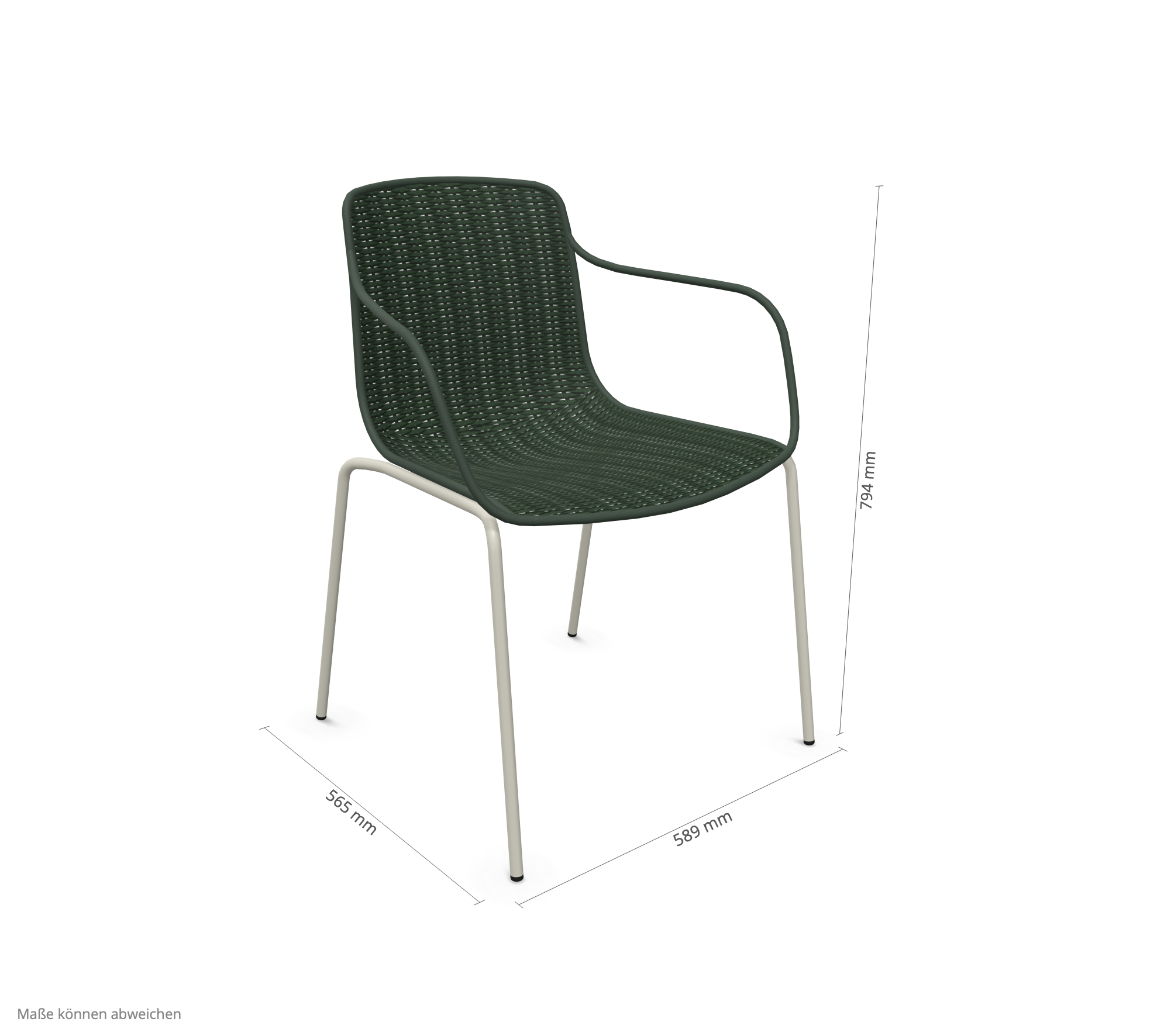 expormim I Lapala Stuhl mit Armlehnen 2er Set