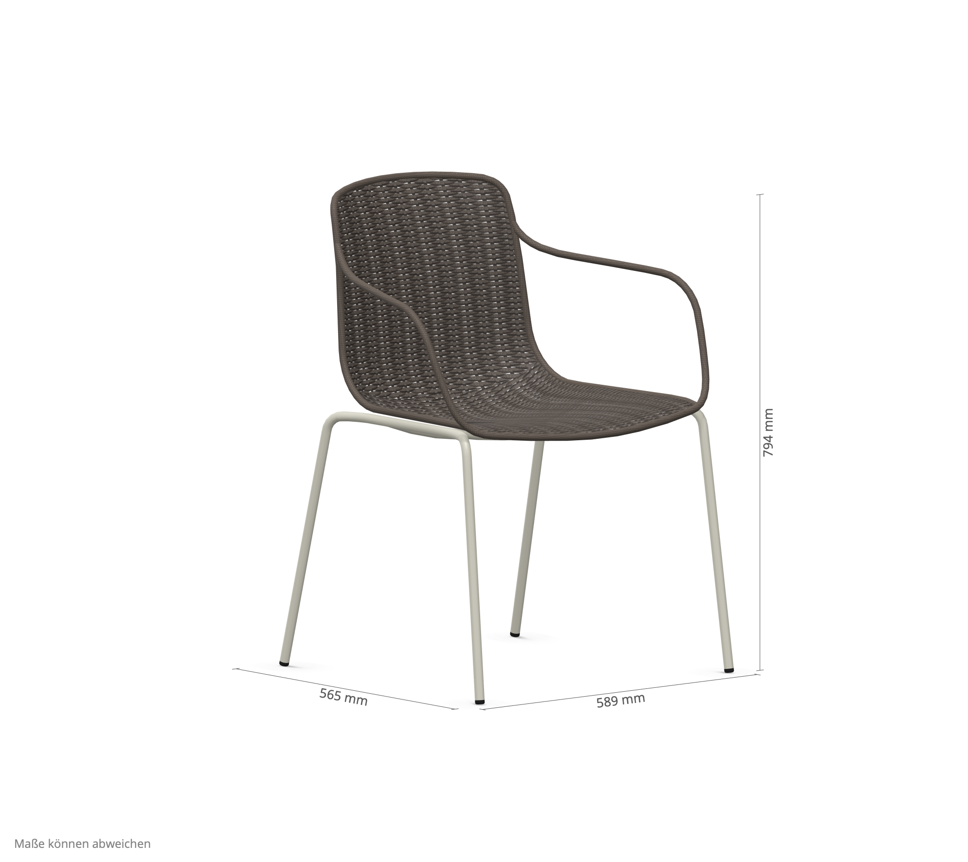 expormim I Lapala Stuhl mit Armlehnen 2er Set