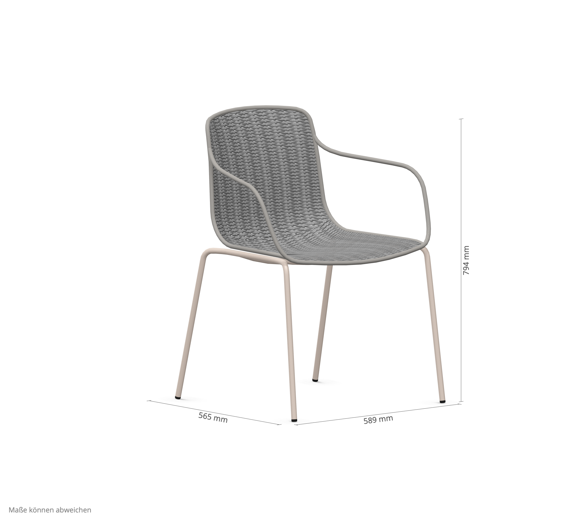 expormim I Lapala Stuhl mit Armlehnen 2er Set