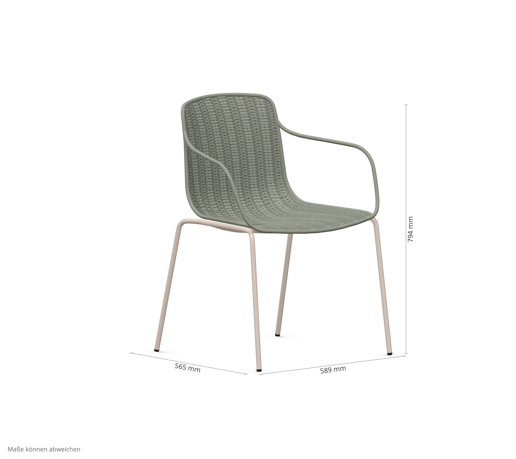 expormim I Lapala Stuhl mit Armlehnen 2er Set